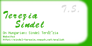 terezia sindel business card